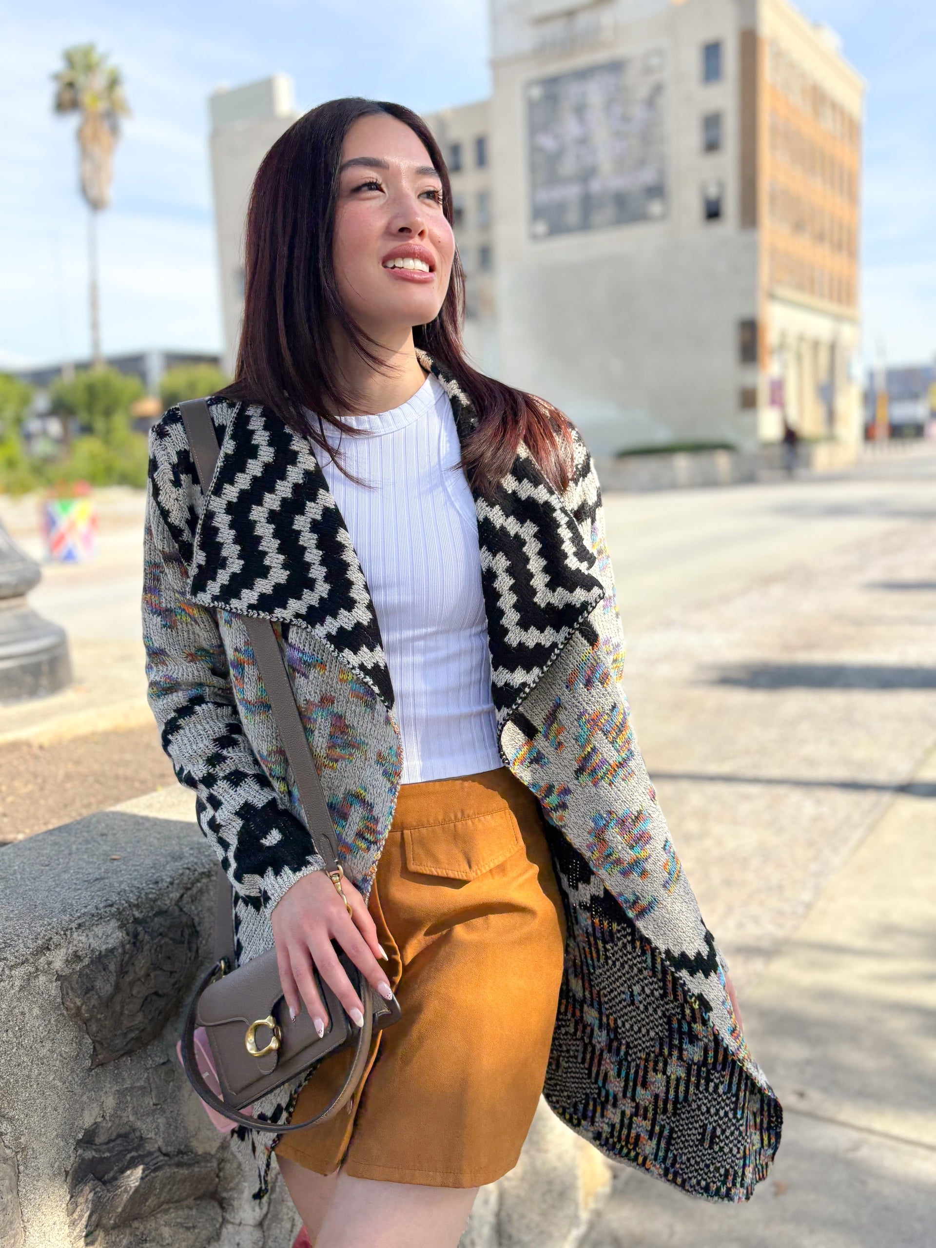 Digital Aztec Cardigan