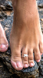 Barefoot Feather Toe Ring