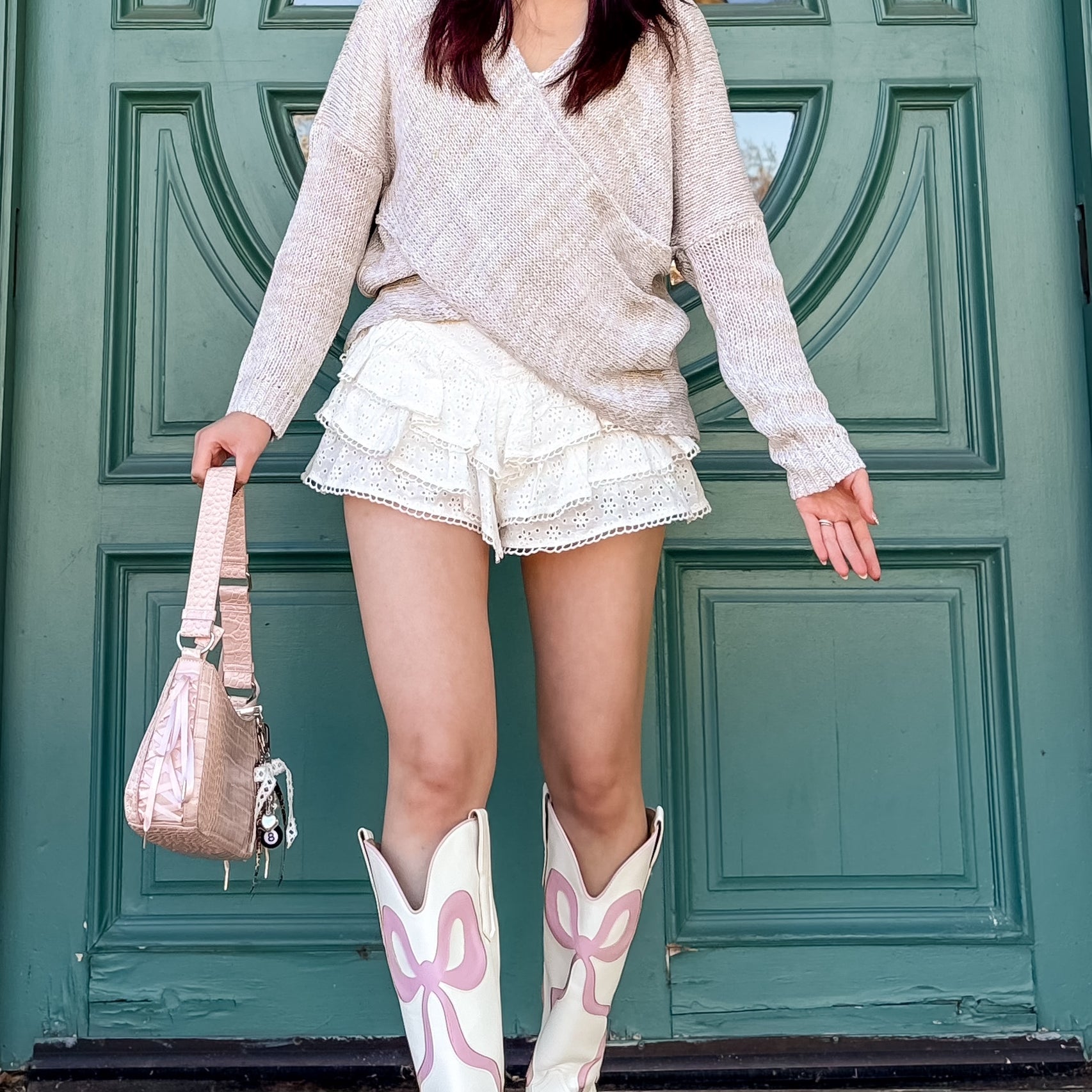 Whisper Knit Sweater in Oat