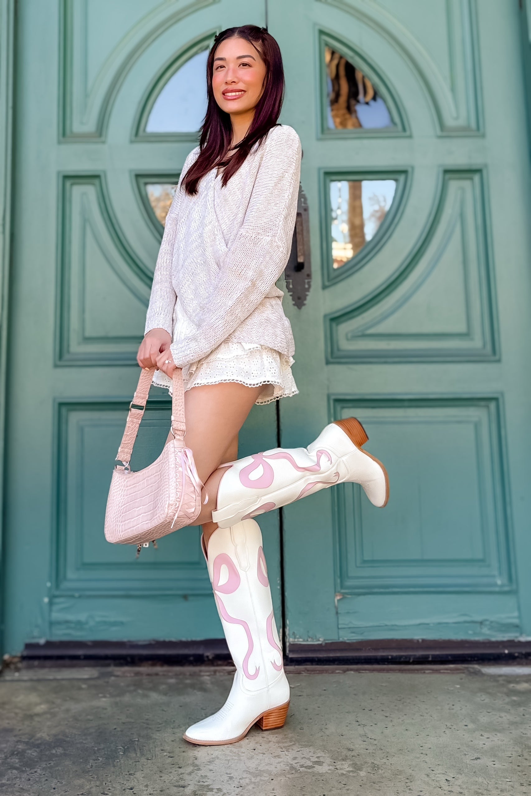 Whisper Knit Sweater in Oat