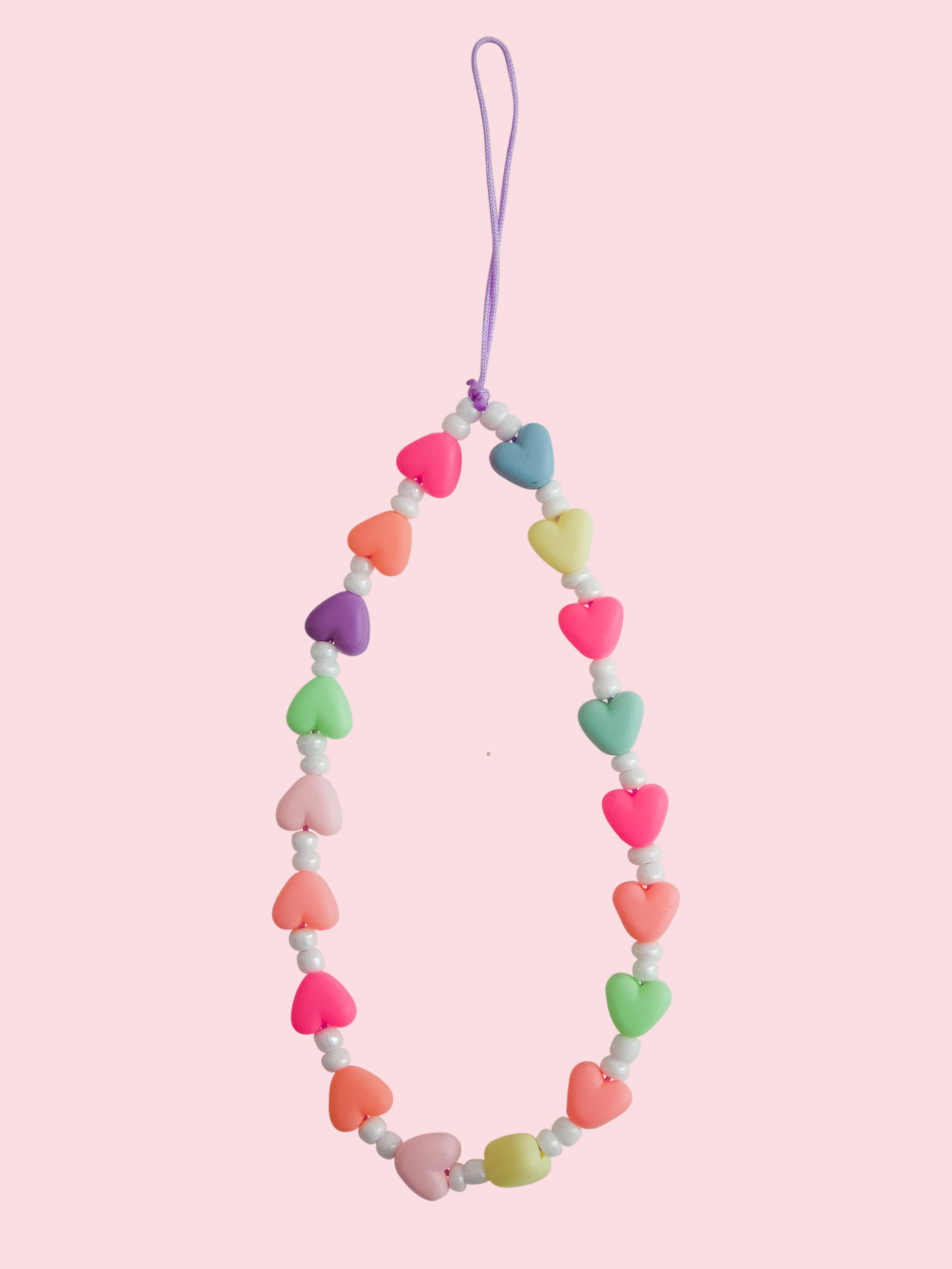 Phone Charm (Colorful Hearts)