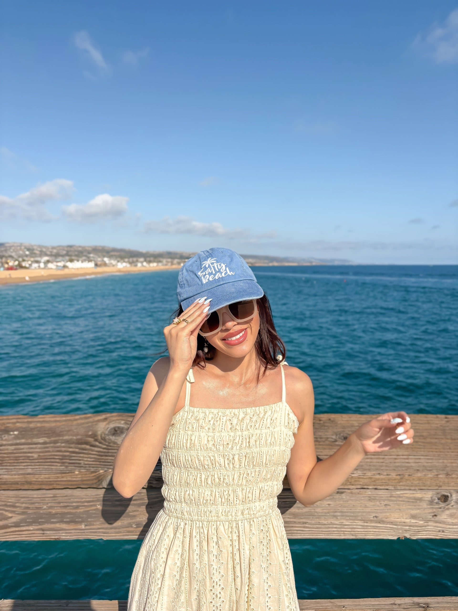 Salty Beach Vintage Hat