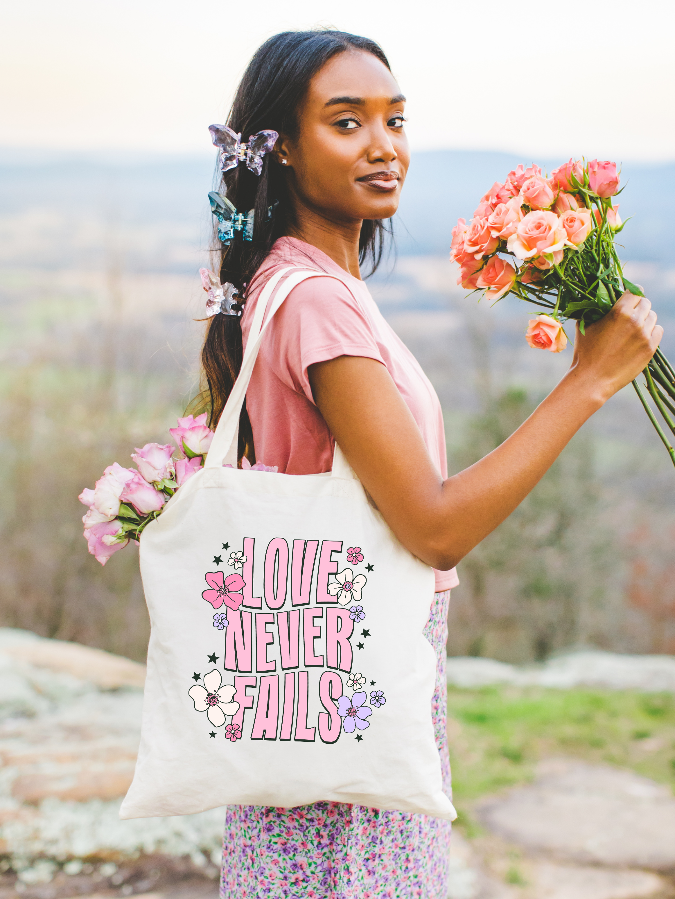 Love Never Fails Tote