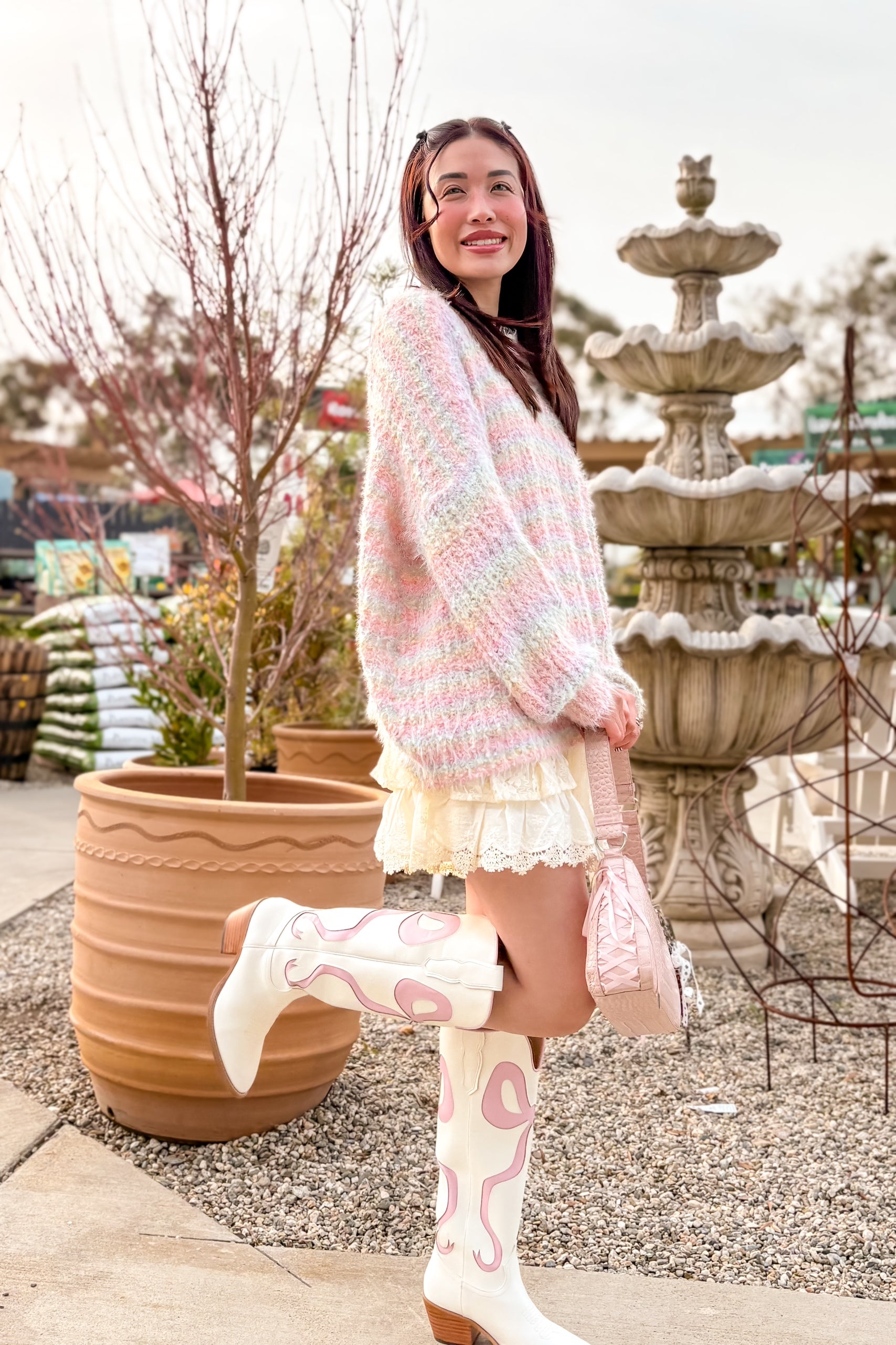 Cotton Candy Cloud Sweater