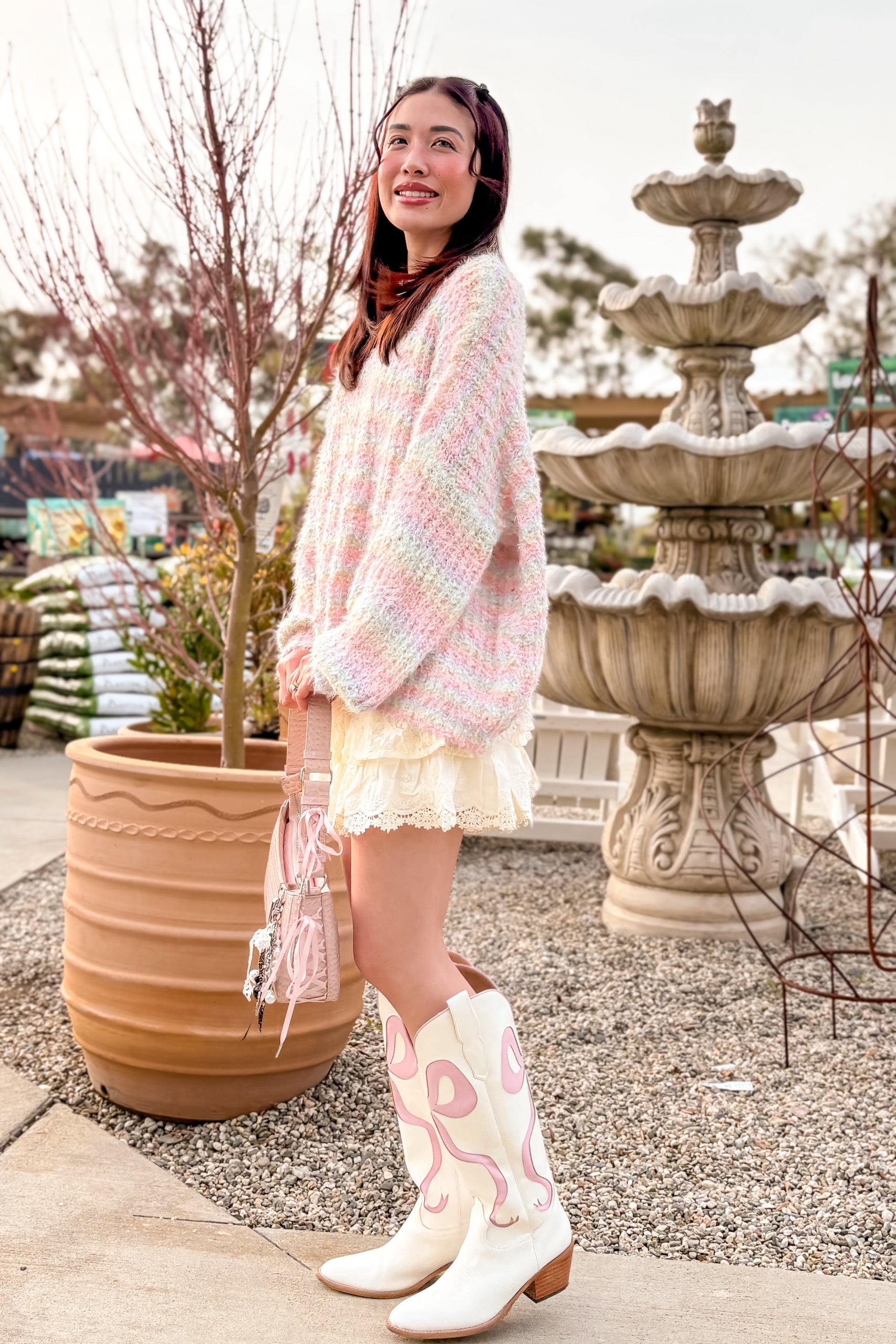 Cotton Candy Cloud Sweater