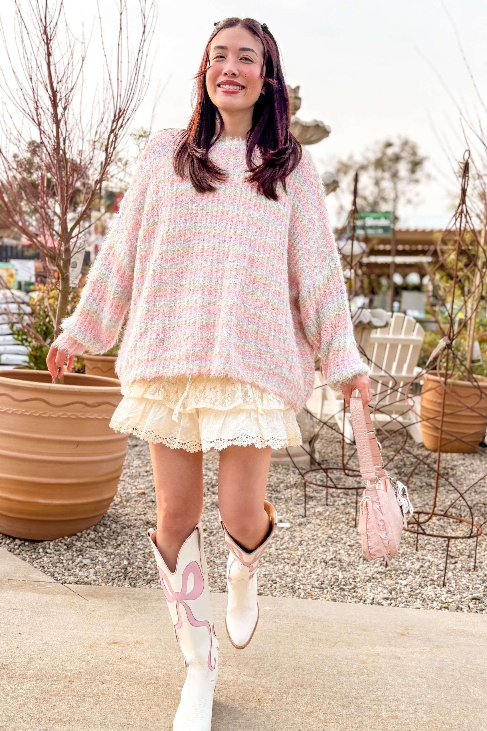 Cotton Candy Cloud Sweater