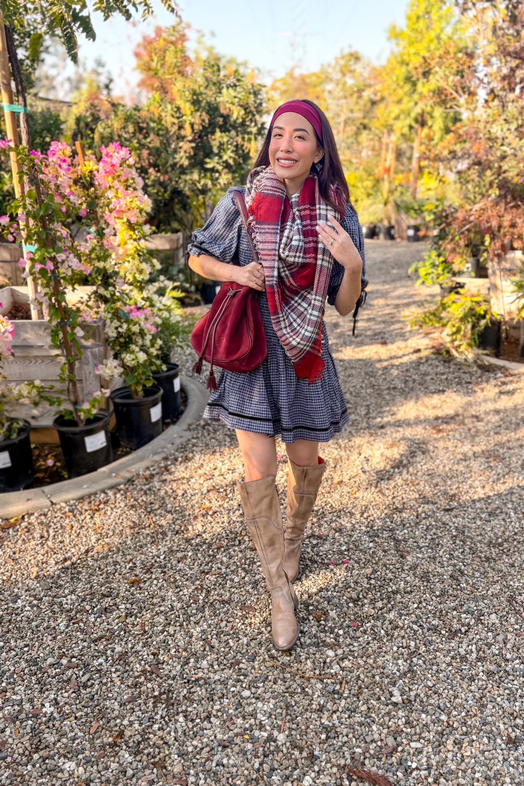 Crimson Orchard Scarf