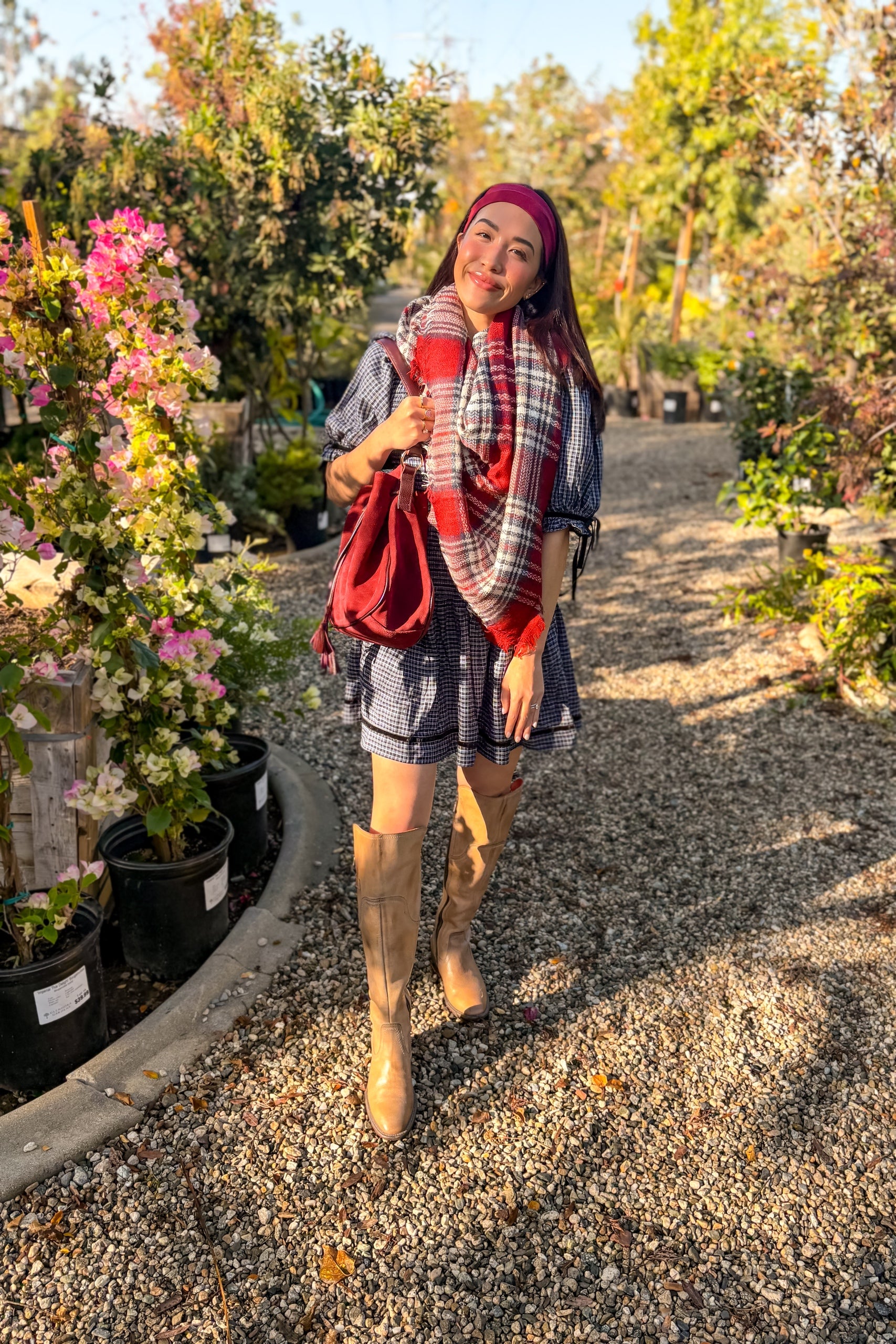 Crimson Orchard Scarf