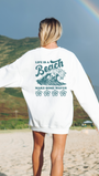Life's a Beach Make Some Waves Crewneck