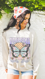 Mama Retro Butterfly Crewneck