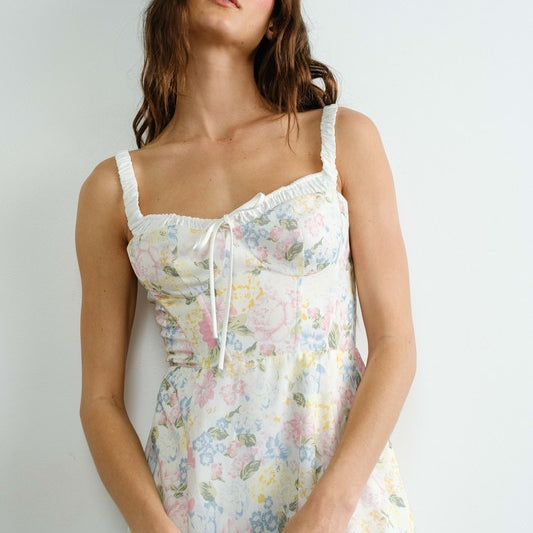 Pink Lady Bustier Sundress