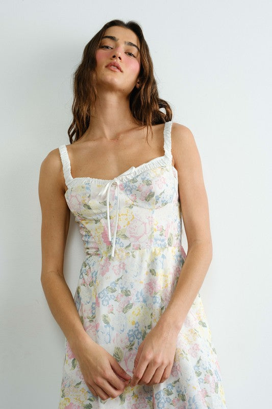 Pink Lady Bustier Sundress