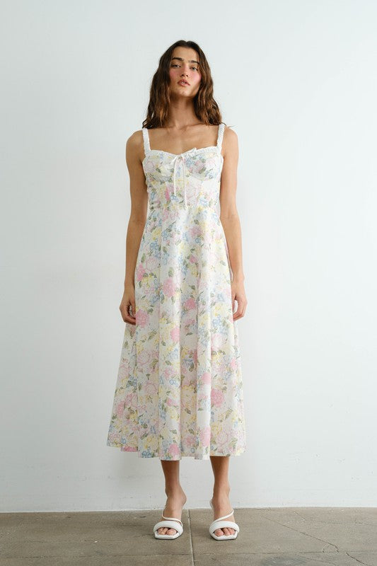 Pink Lady Bustier Sundress