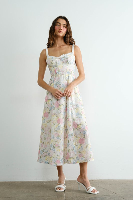 Pink Lady Bustier Sundress