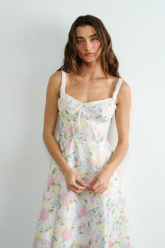 Pink Lady Bustier Sundress