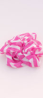 Pink Party Chiffon Scrunchie