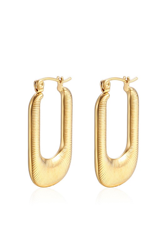 Golden Frame Earrings