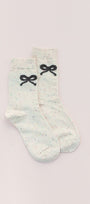 Speckle Bow Socks