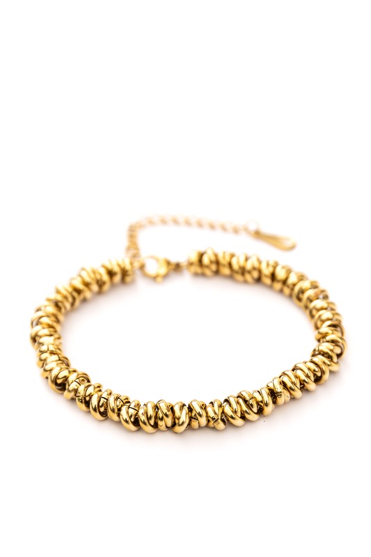 Golden Ripple Bracelet
