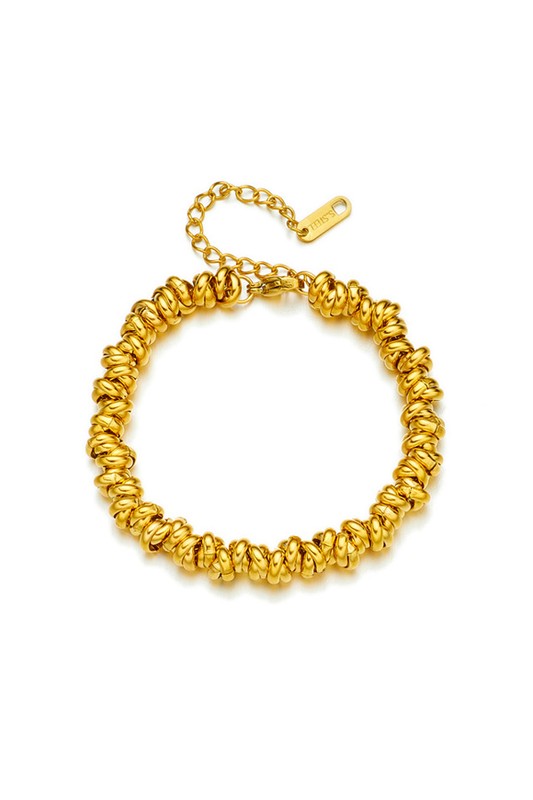 Golden Ripple Bracelet
