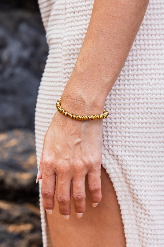 Golden Ripple Bracelet
