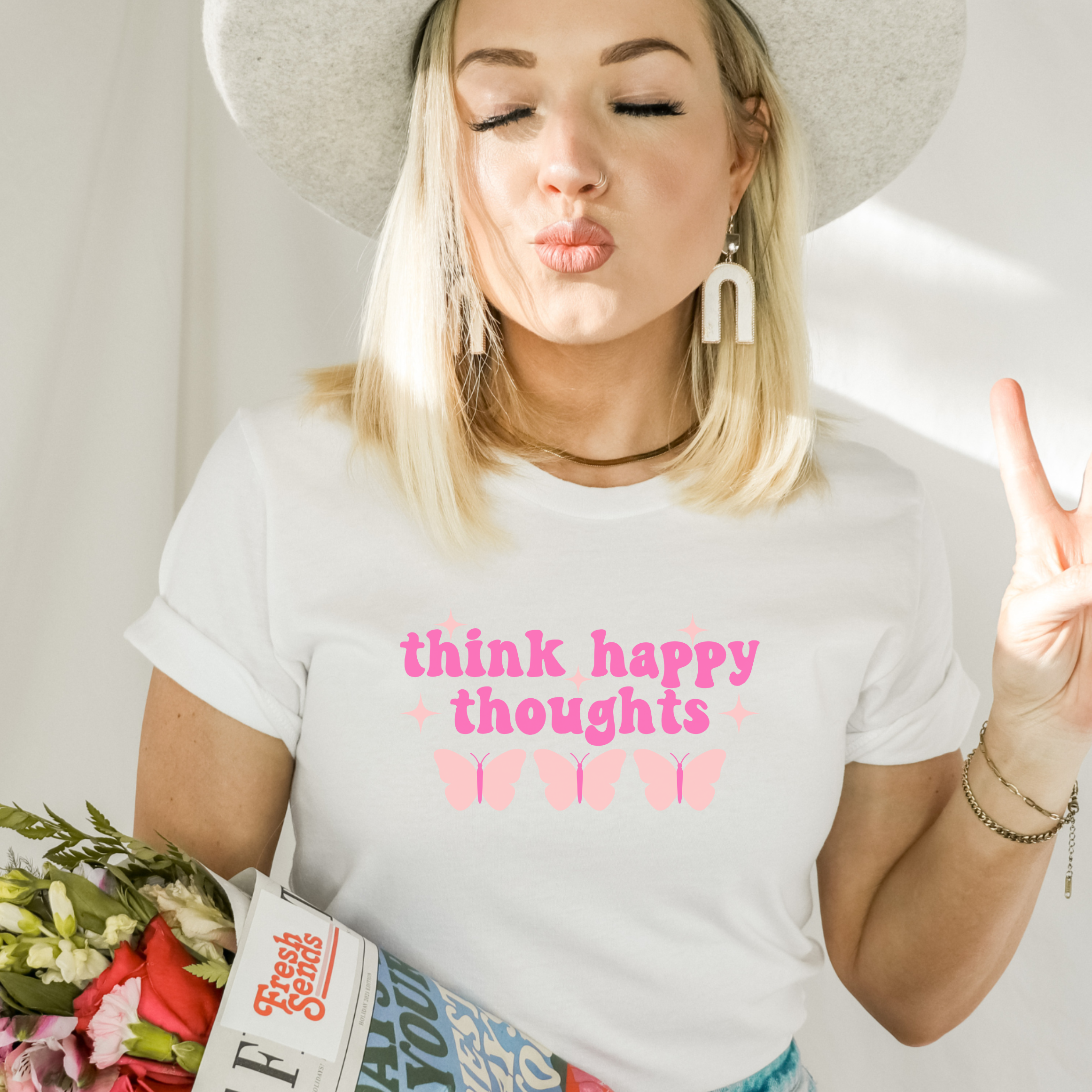 Think Happy Thoughts Tee