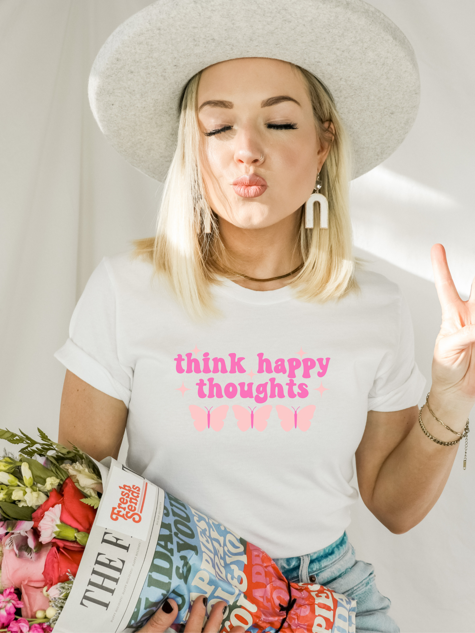 Think Happy Thoughts Tee