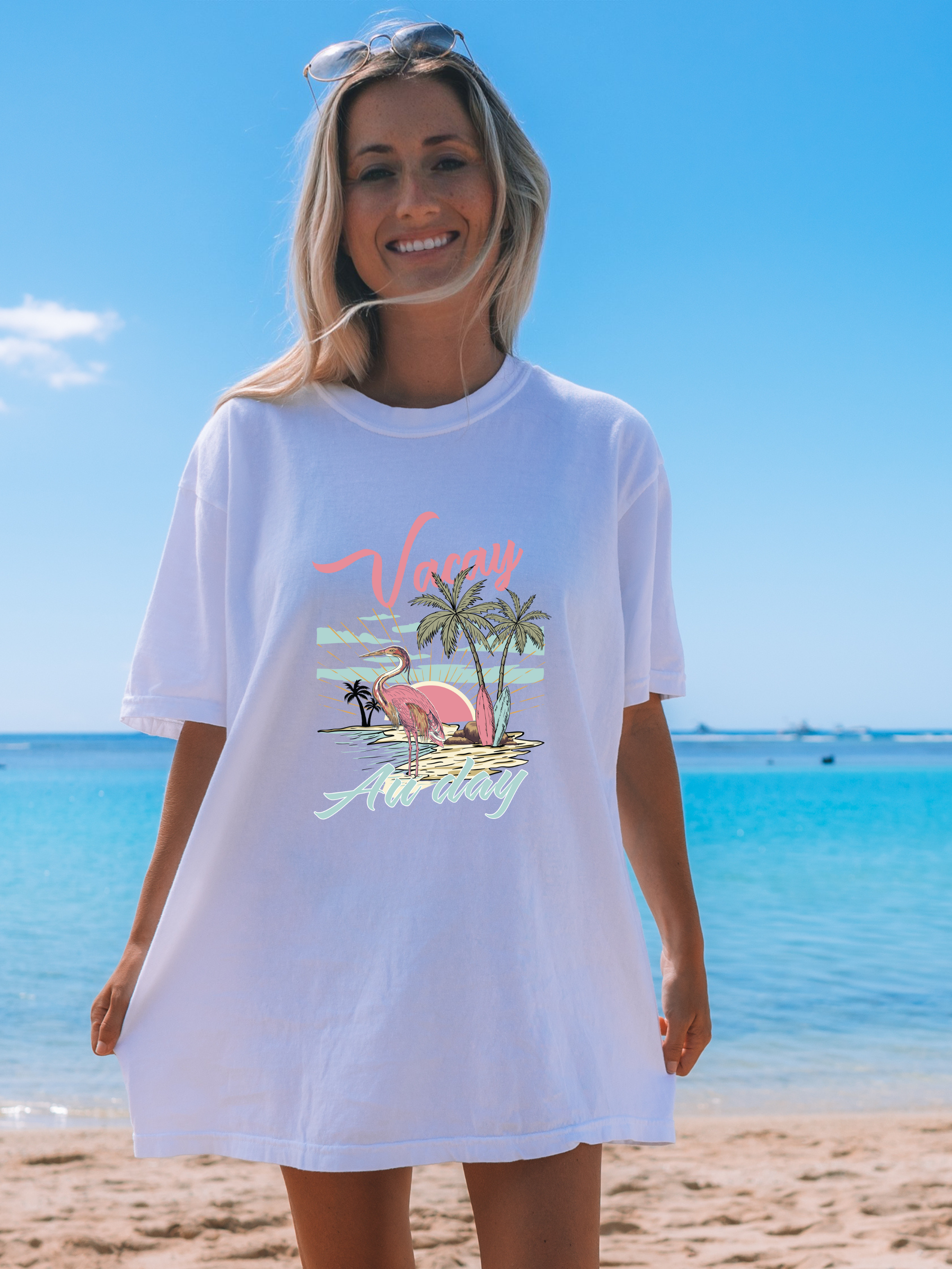 Vacay Au Day Comfort Colors Tee