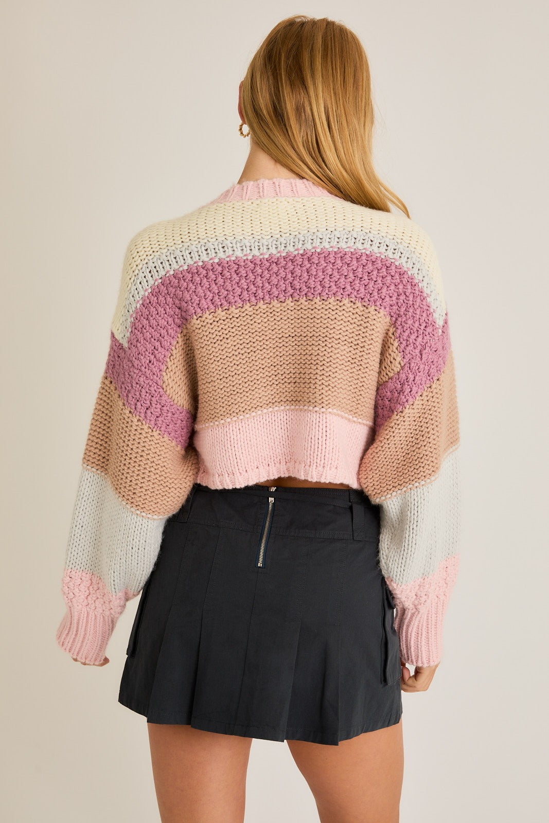 Whipped Cloud Sweater in Strawberry Swirl
