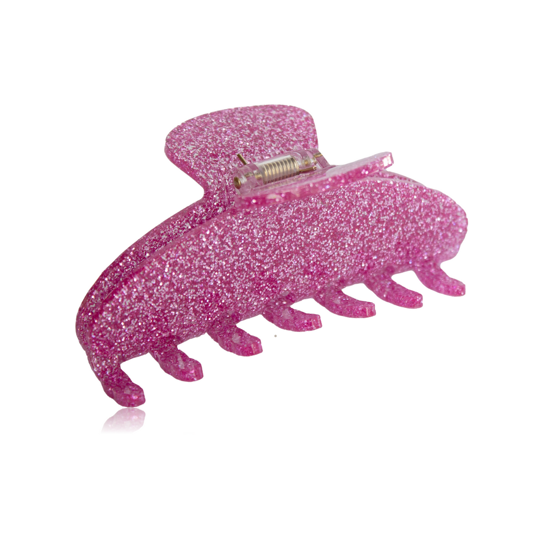 Sparkle Claw Clip in Pink