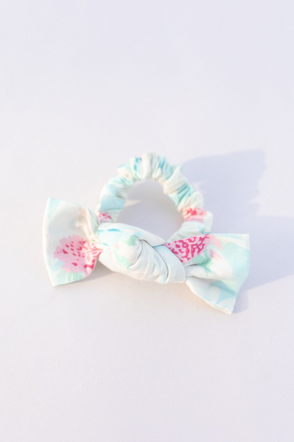 Linen Bow Scrunchie