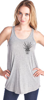 Embrace Messy Hair Graphic Tank Top - Babe Outfitters