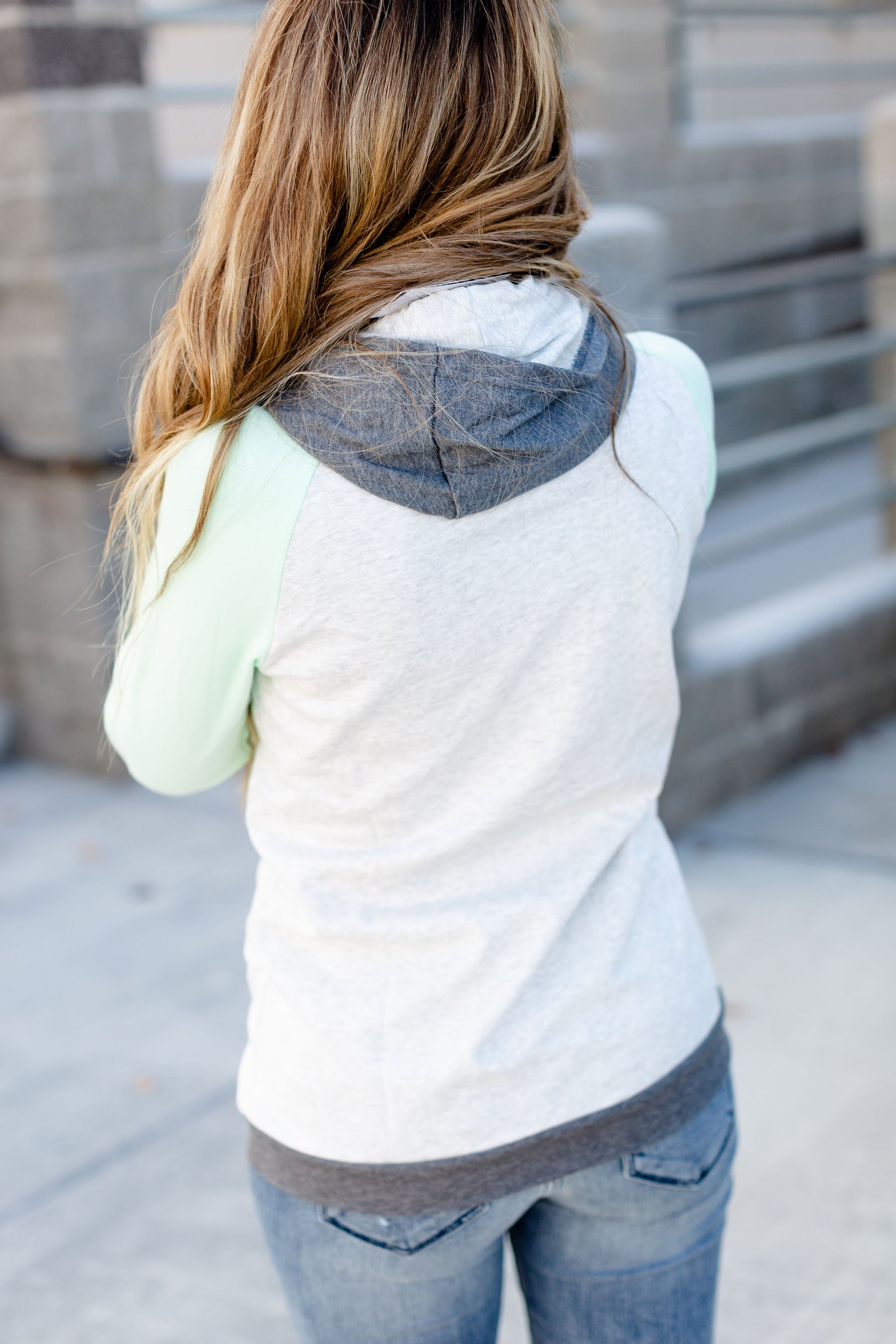 Baseball DoubleHood Sweatshirt - Mint