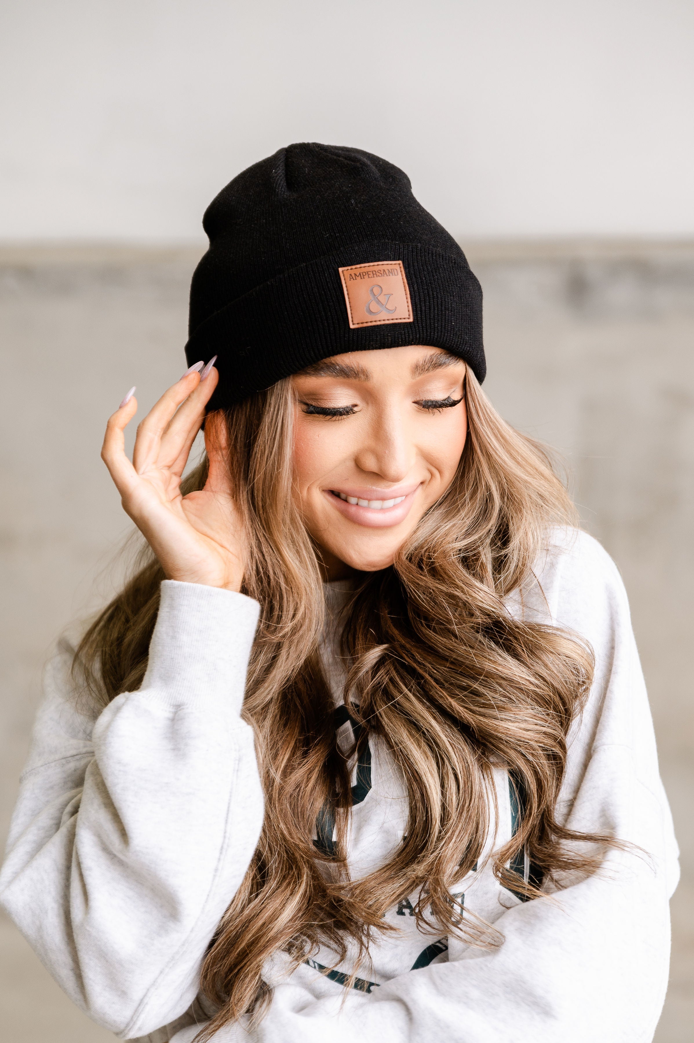 Ampersand Beanie  - Black