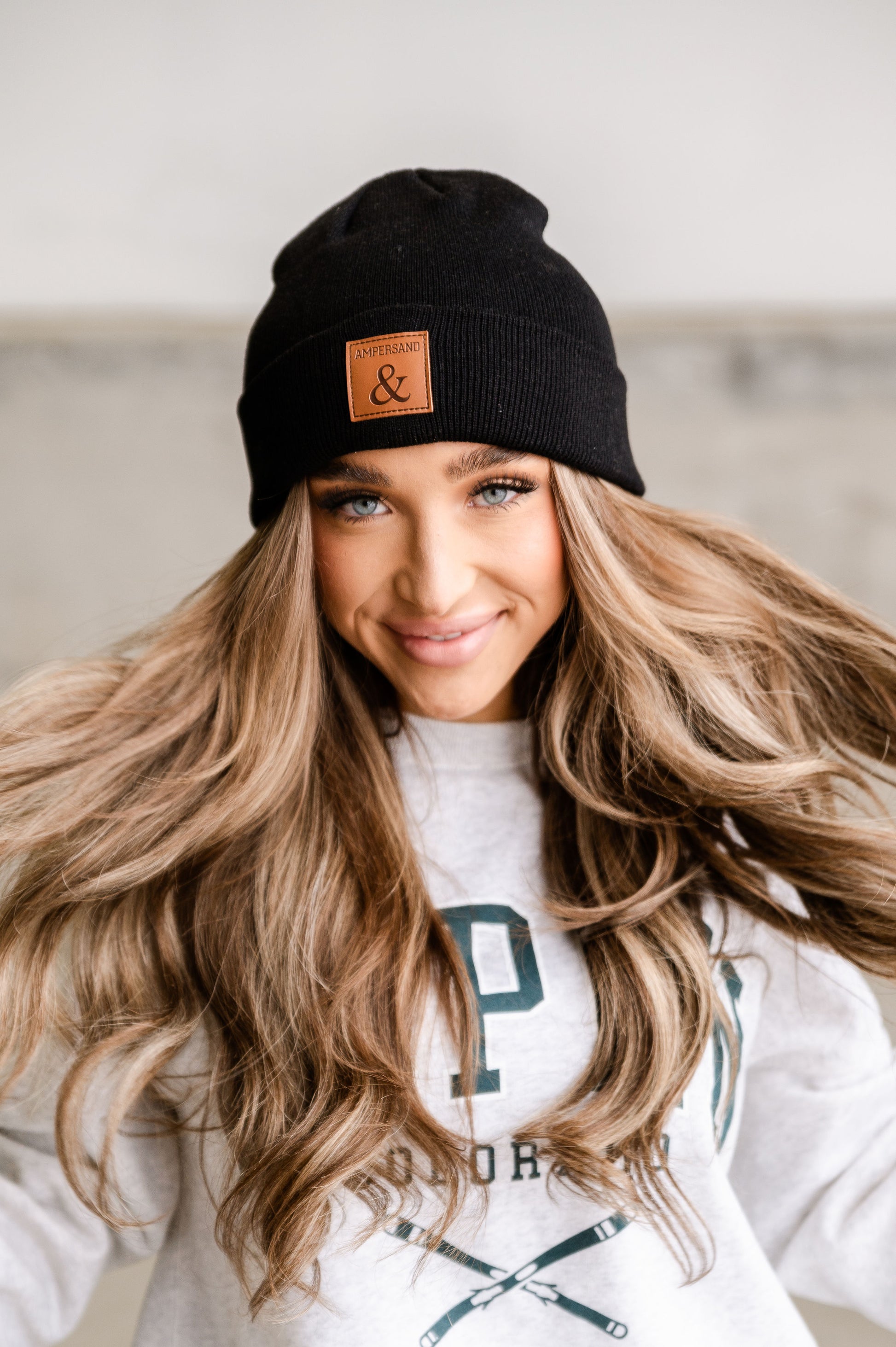 Ampersand Beanie  - Black