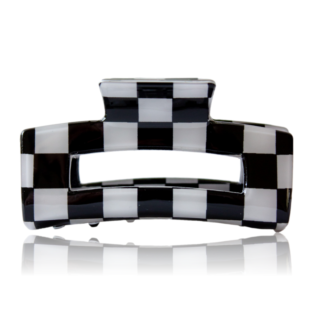 Ciara Checker Claw Clip