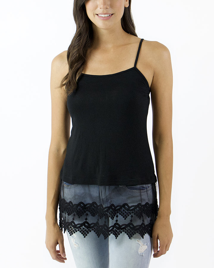 Grace & Lace Pointed Lace Top Extenders - Babe Outfitters