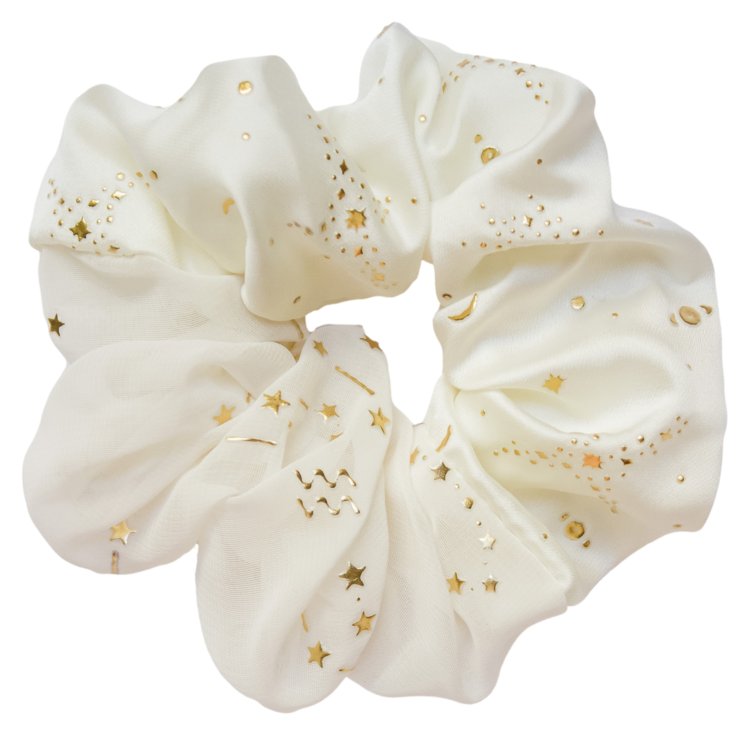 Celestial Scrunchie in Ivory