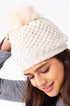 Winter Wonderland Pom-Pom Chenille Beanie - Babe Outfitters