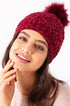 Winter Wonderland Pom-Pom Chenille Beanie - Babe Outfitters