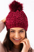 Winter Wonderland Pom-Pom Chenille Beanie - Babe Outfitters