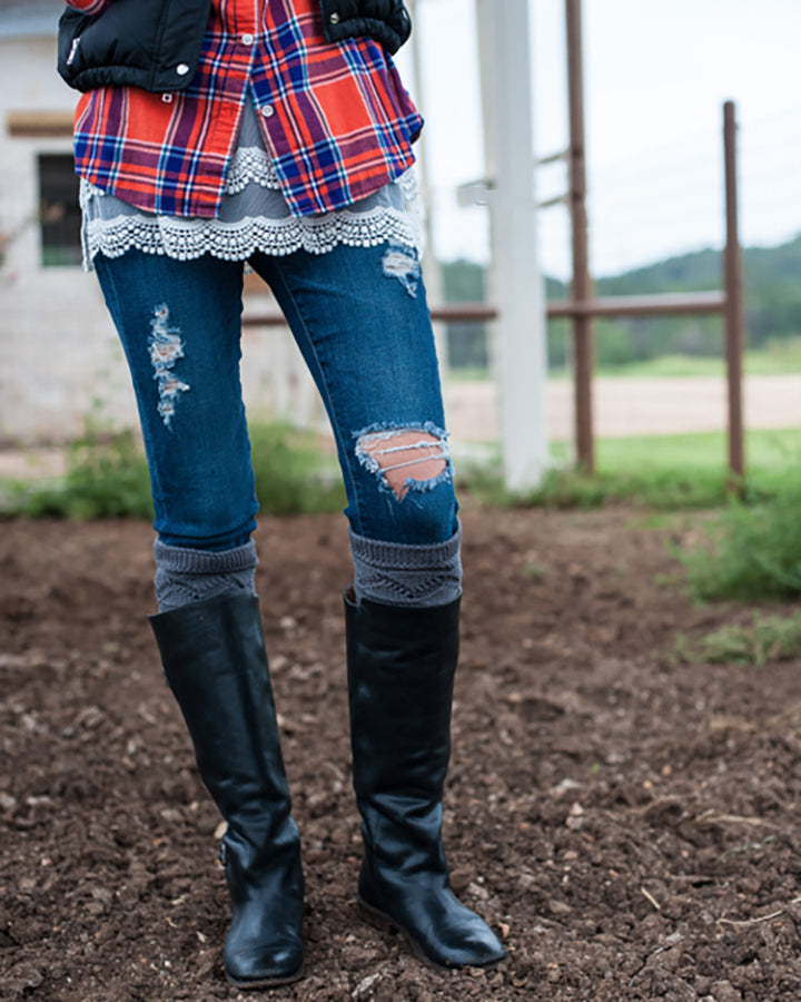 Grace & Lace Scallop Lace Top Extenders - Babe Outfitters