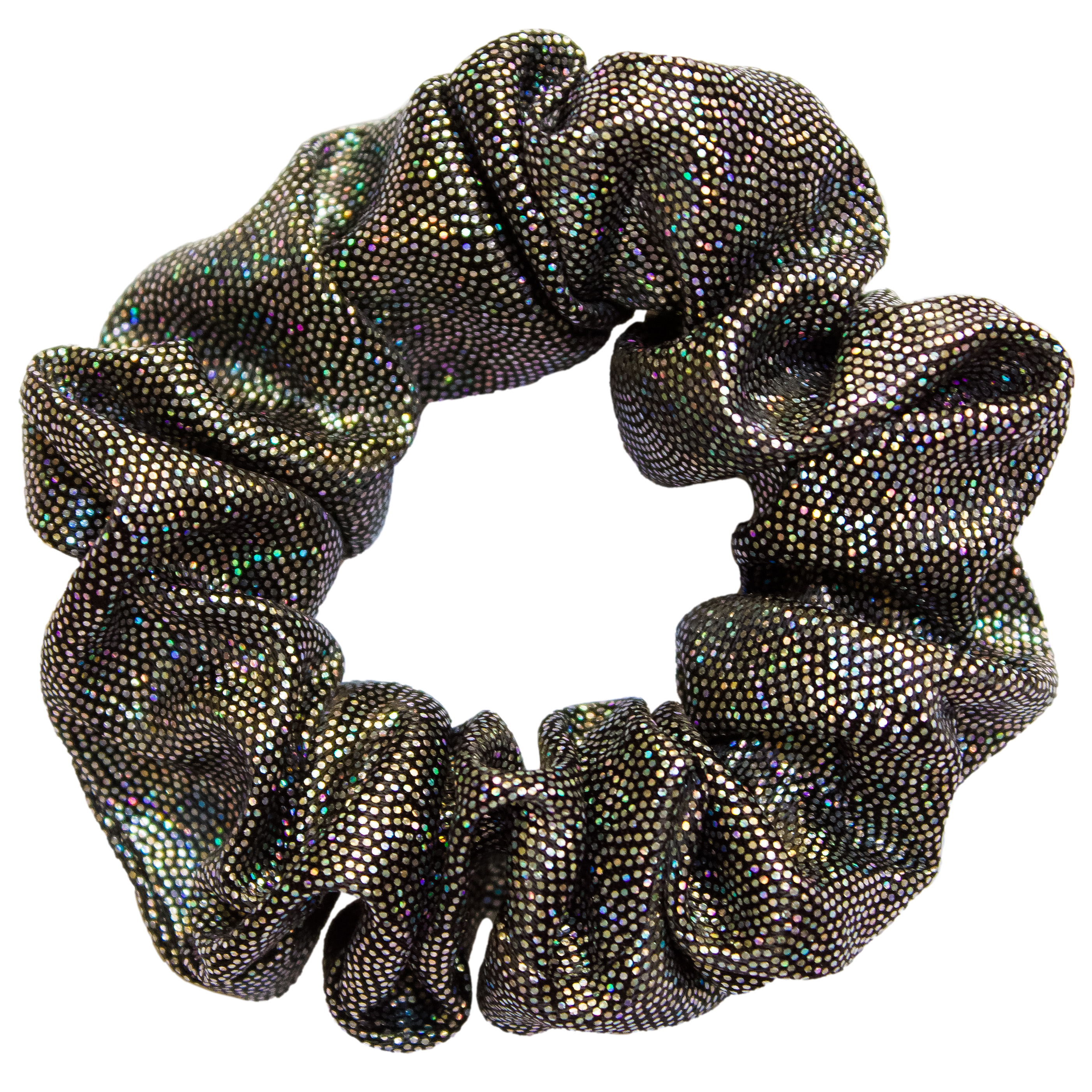 Disco Scrunchie in Charcoal