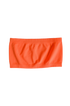 Womens Bandeau Top in Neon Orange