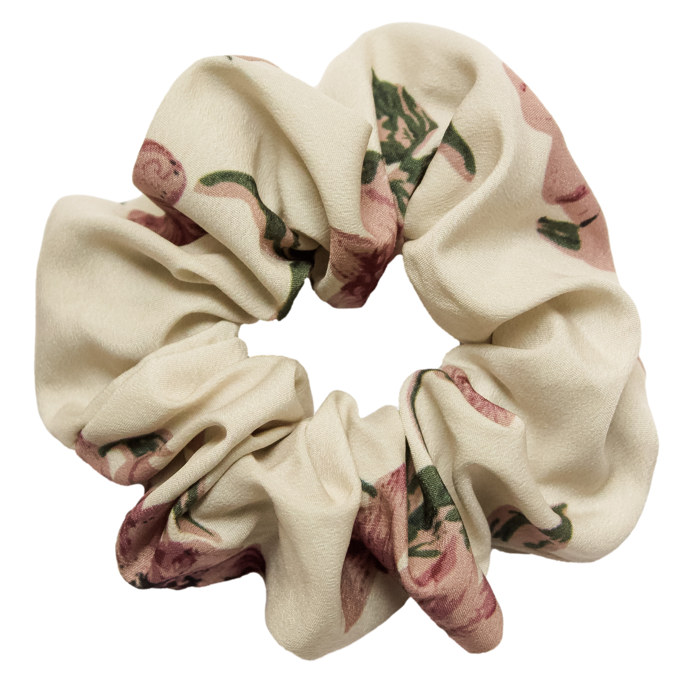 Flora Scrunchie in Cream