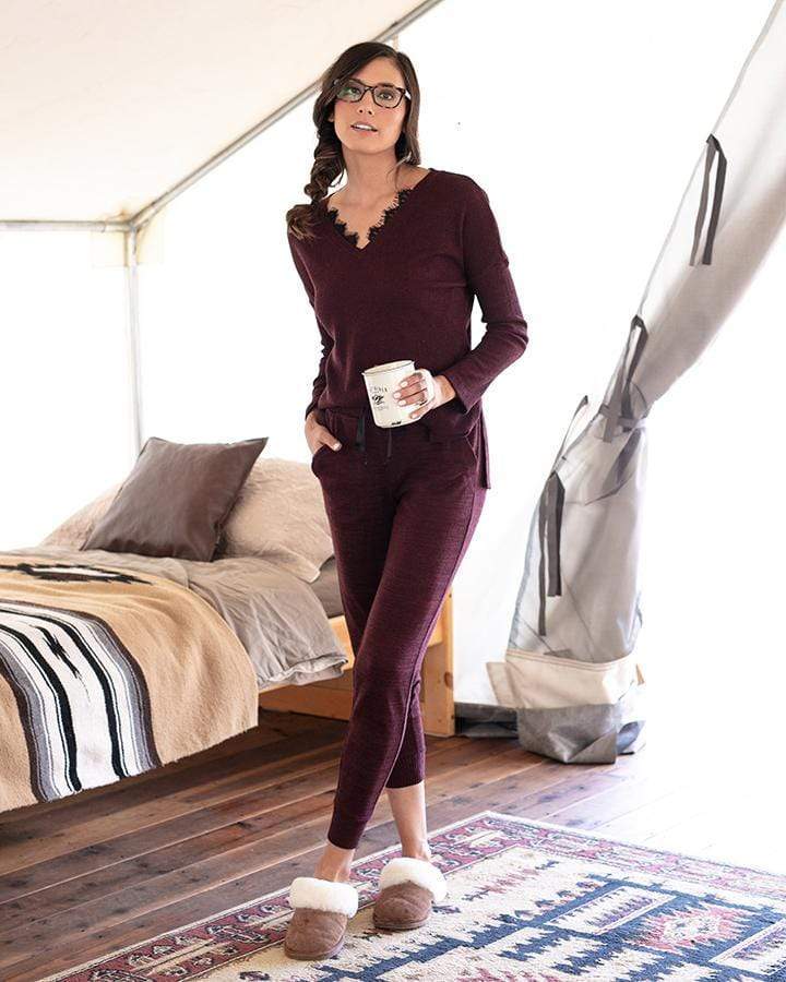 Snow Day Sweater (Wine)