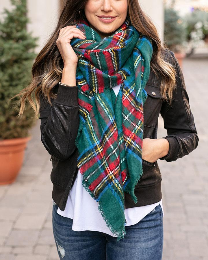 Winter Weight Pocket Poncho/Scarf