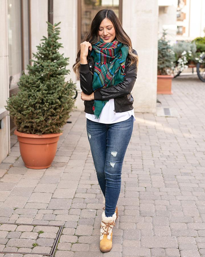 Winter Weight Pocket Poncho/Scarf