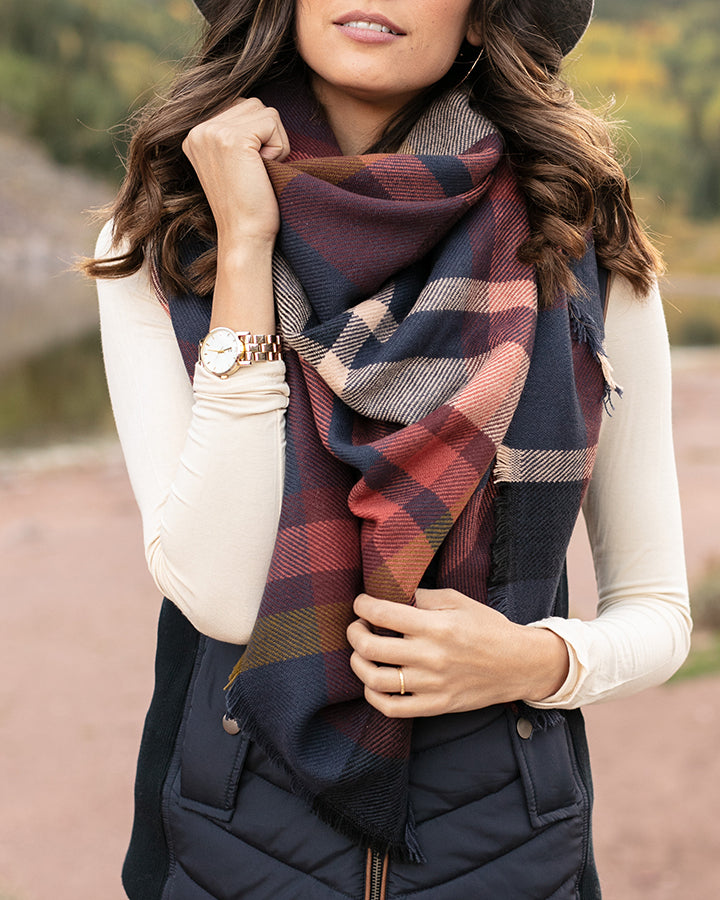 Blanket Scarf/Toggle Poncho