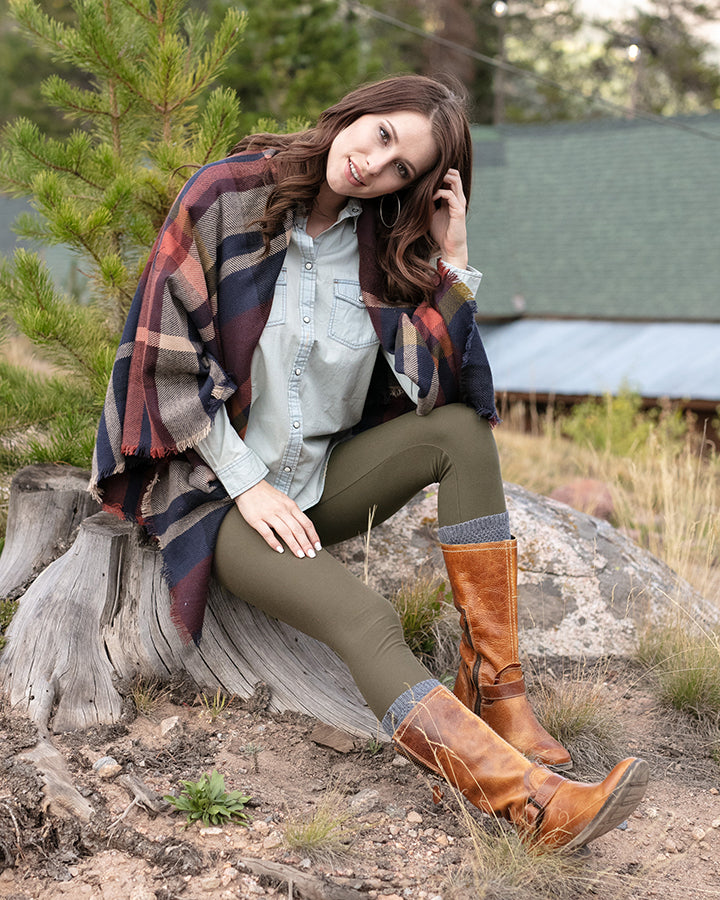 Blanket Scarf/Toggle Poncho